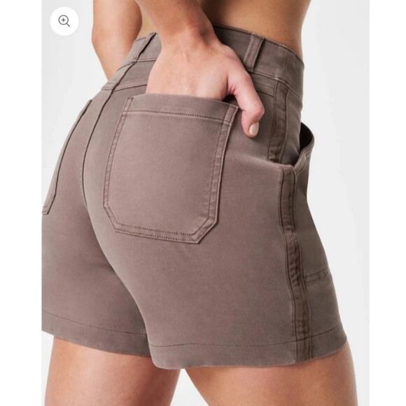 SPANX Brown Shorts 5" inseam, Size Small - Picture 7 of 9